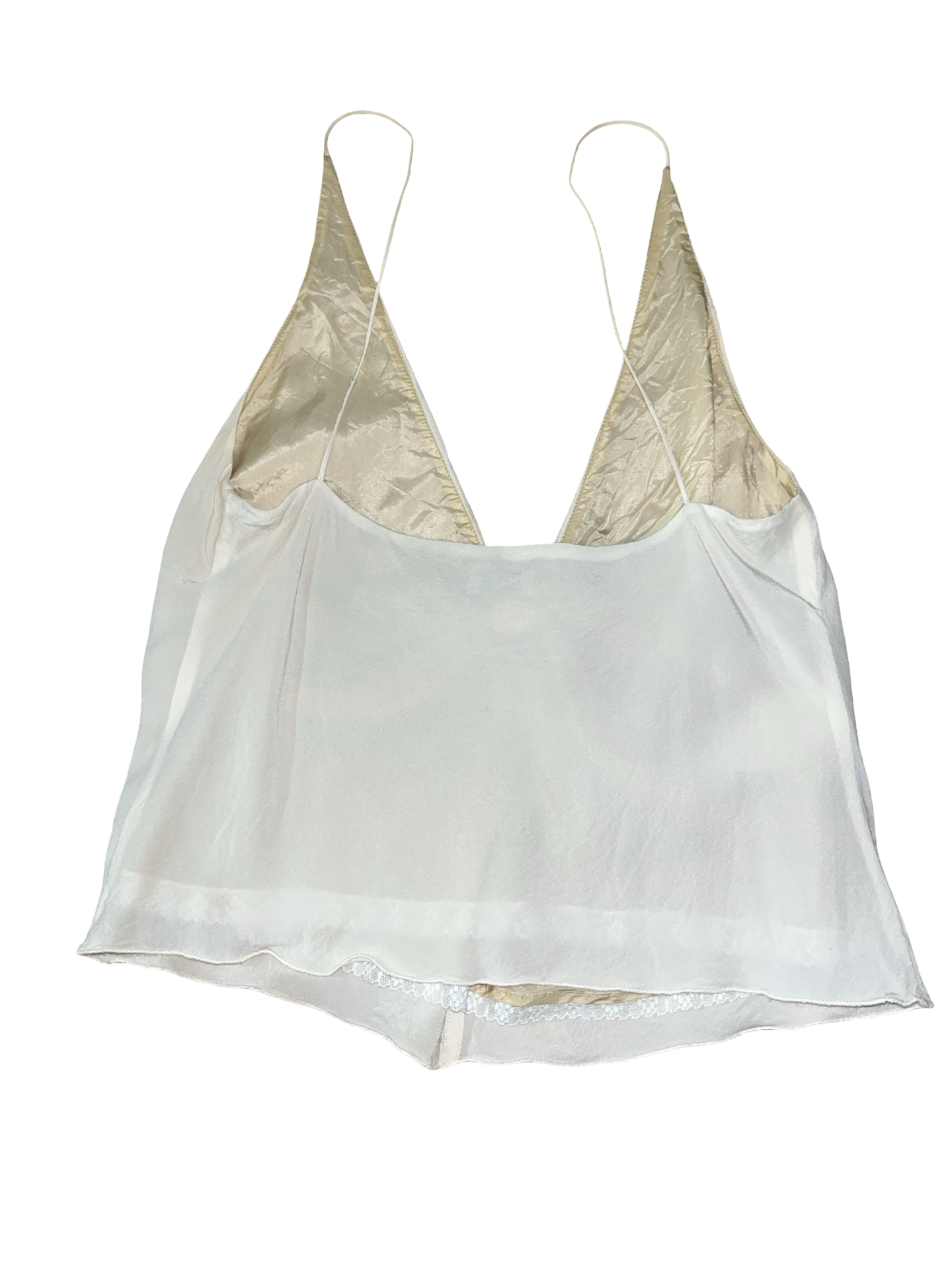 Paul Smith Ivory Cami Top Made in Italy Luxury Designer UK 12