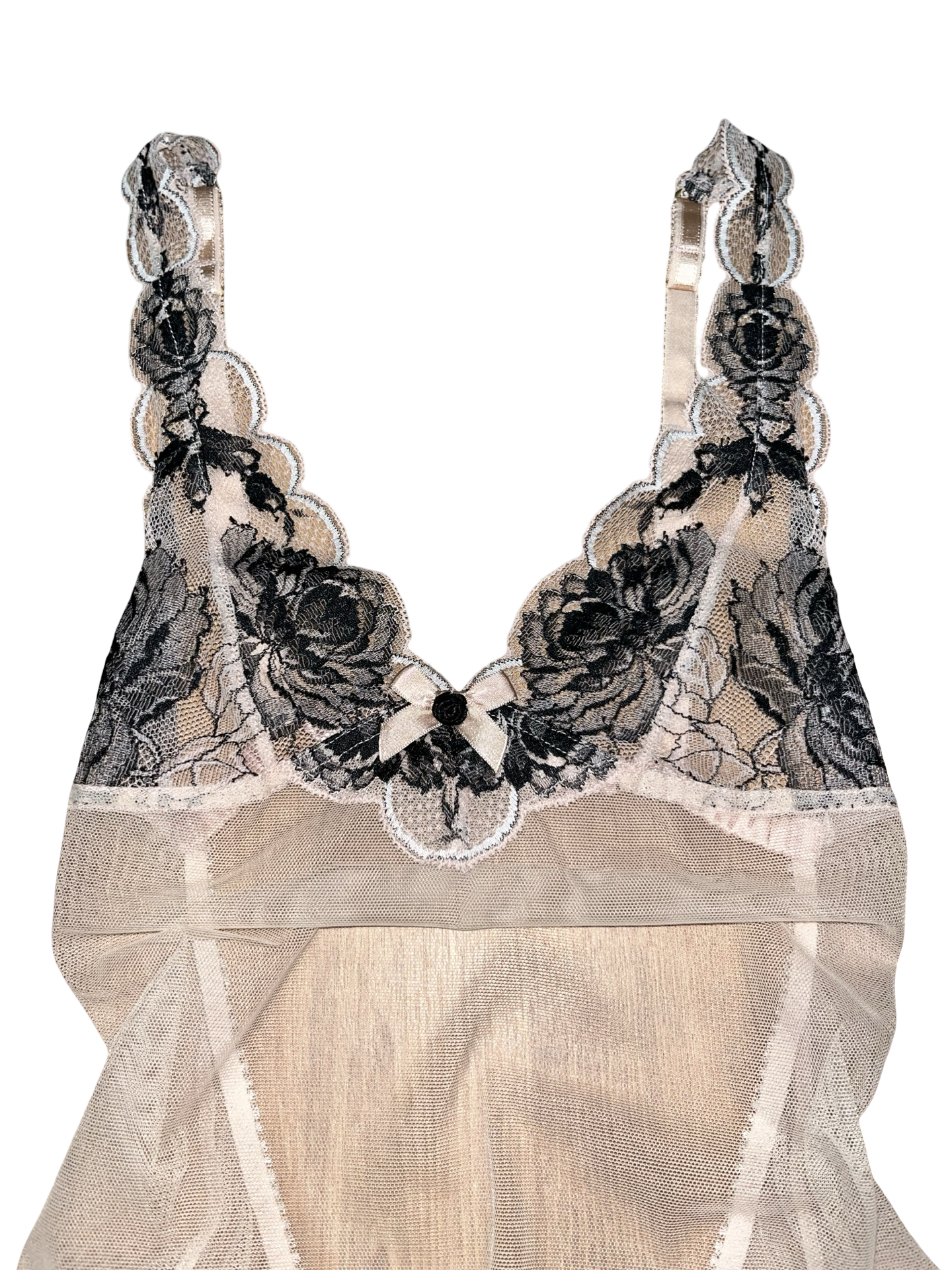 Agent Provocateur Pink Sheer Mesh Lace Babydoll UkXS