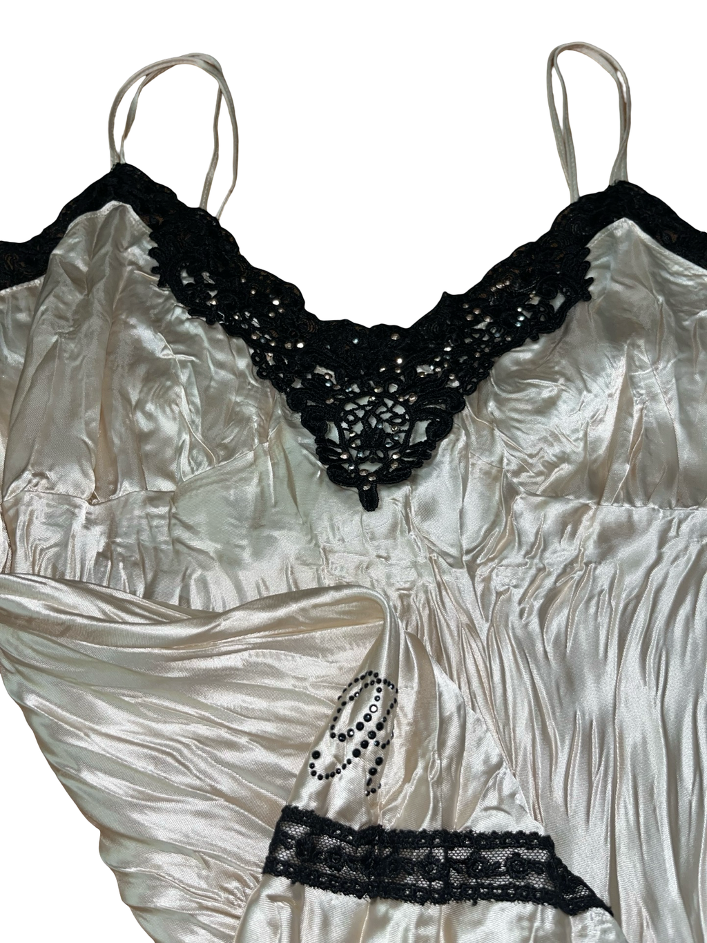 Y2K River Island Champagne Satin Cami Top NWT UK 14