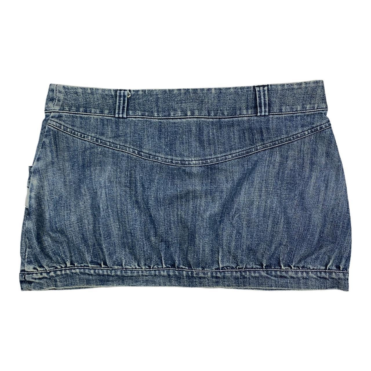 Super cute mini blue y2k Melville denim skirt ukL