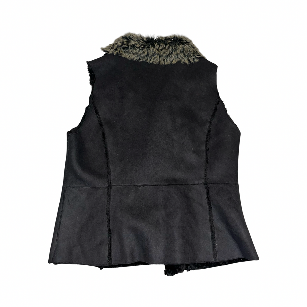 M&co vintage 2000’s Y2K fur gilet uk 14
