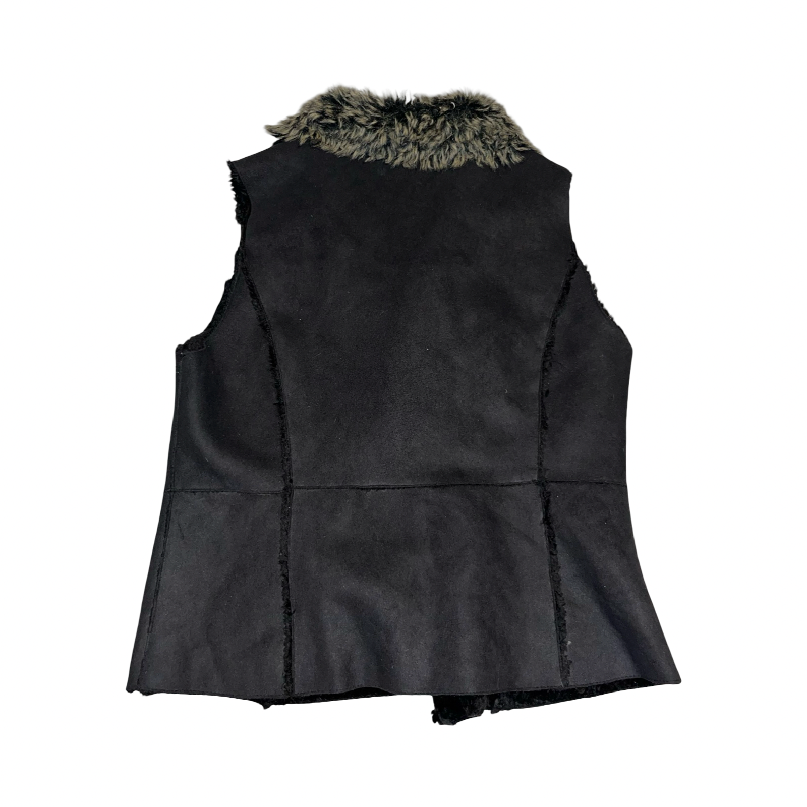 M&co vintage 2000’s Y2K fur gilet uk 14