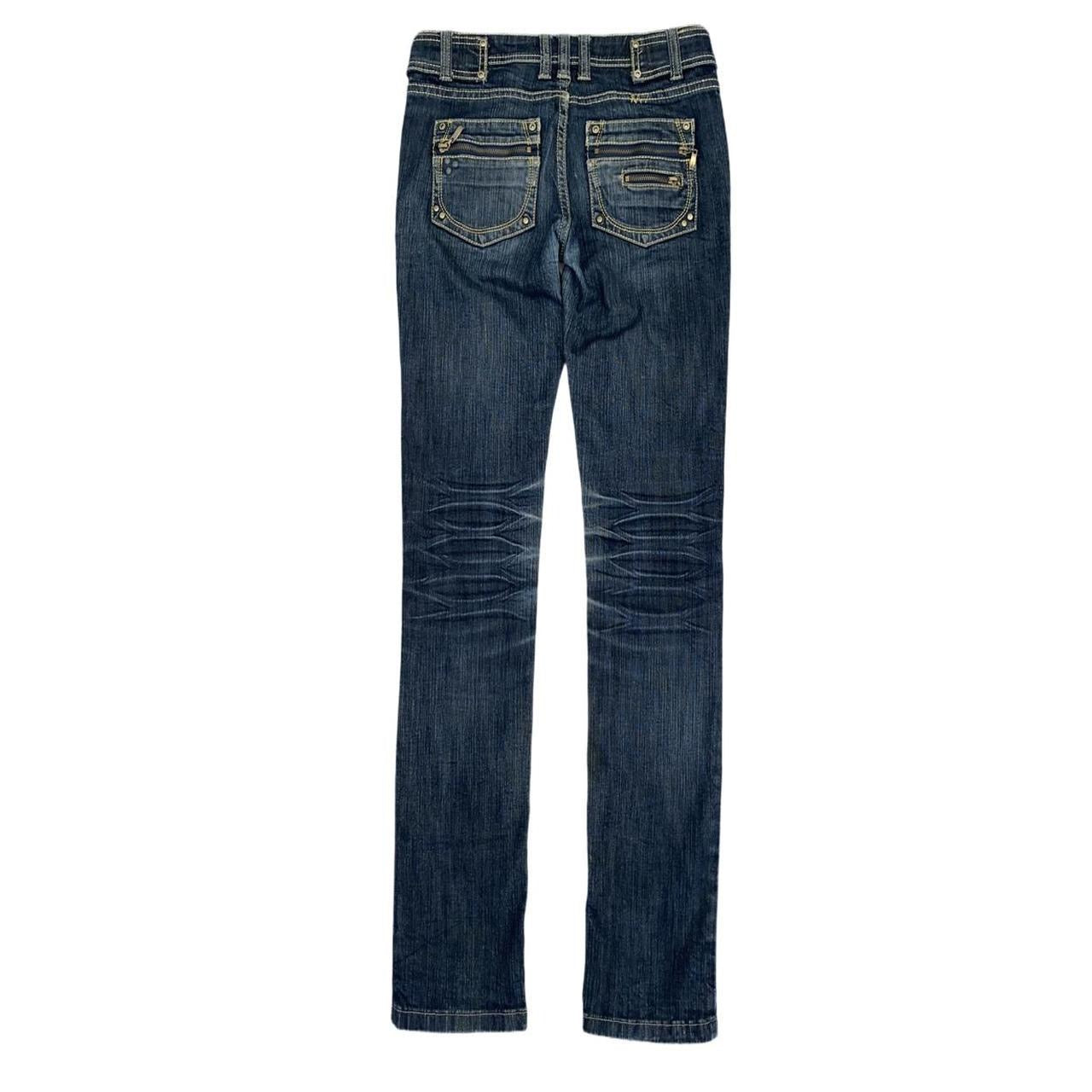 Parisian dark blue 2000’s jeans uk10