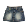 Xaja Y2K distressed denim mini skirt uk6