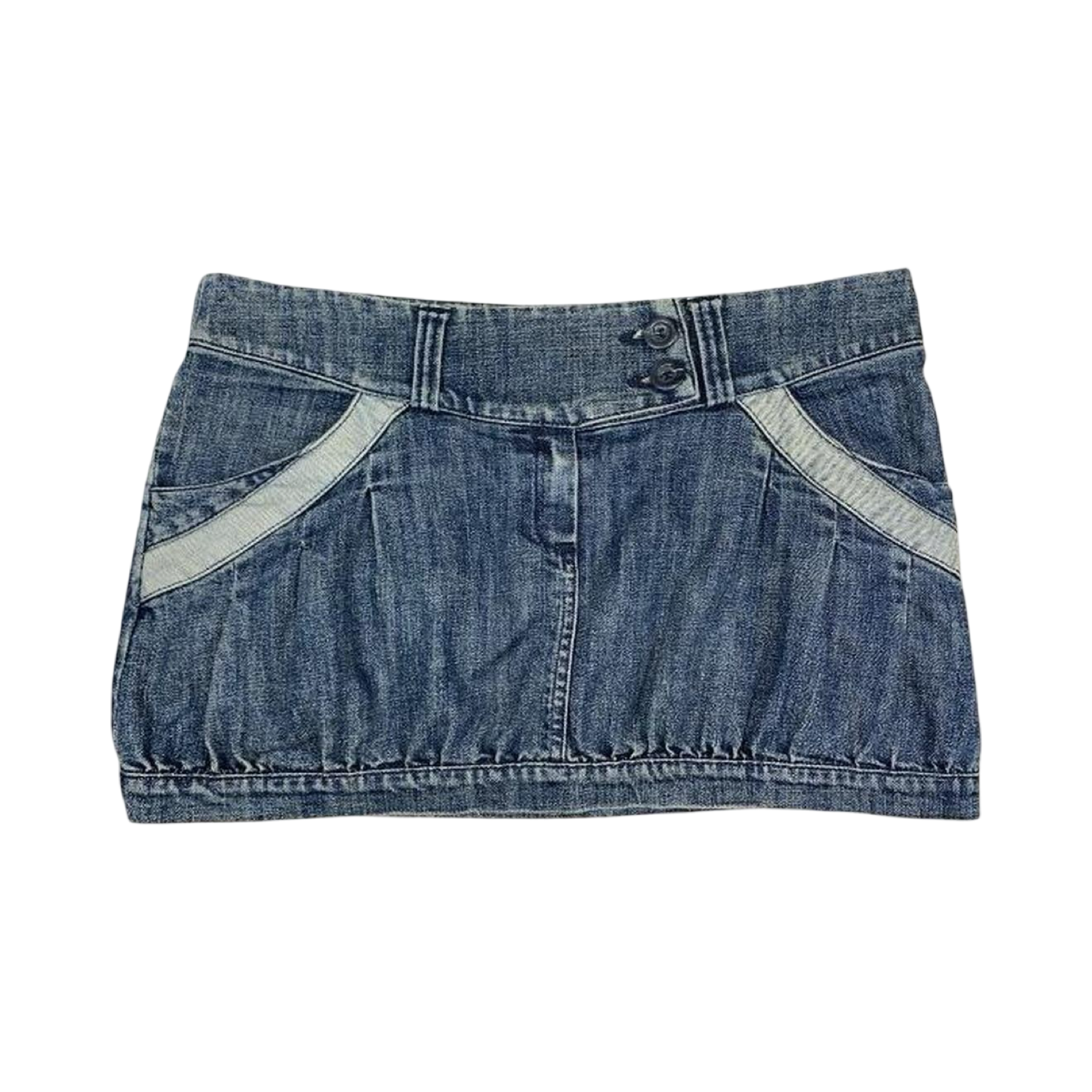 Super cute mini blue y2k Melville denim skirt ukL