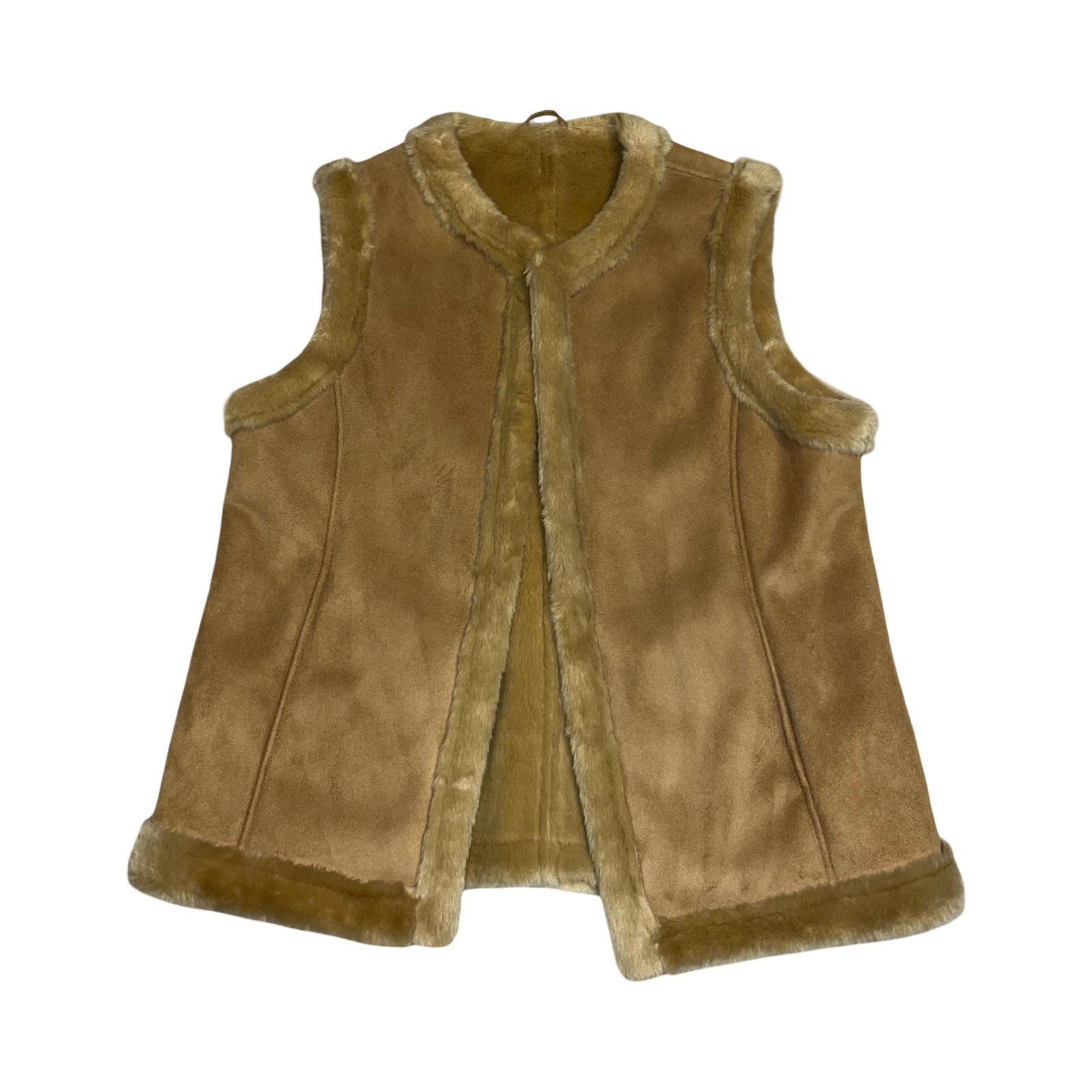 Julia’s Roma vintage merina fur body warmer uk14