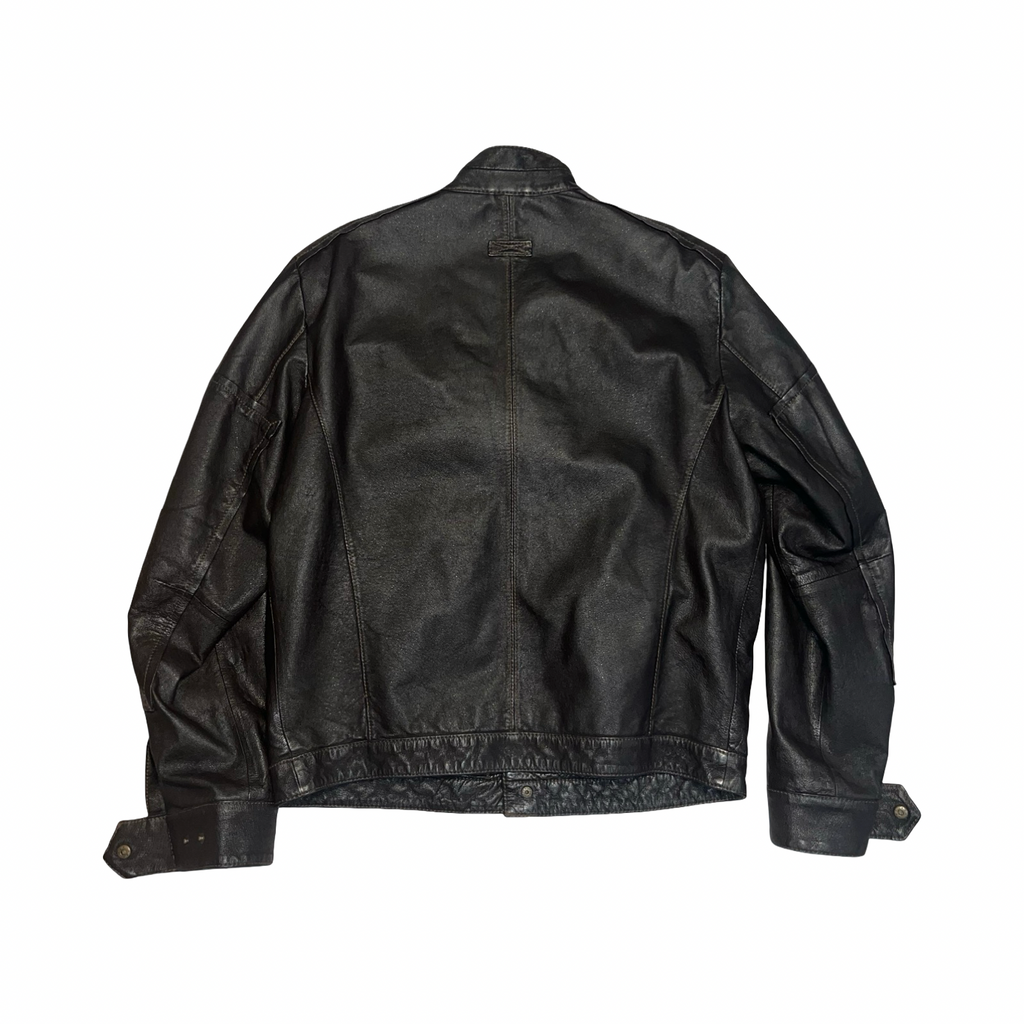 Lambretta carnaby street London genuine leather jacket uk L