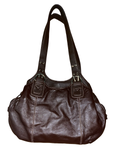 Casa Di Borse Brown Leather Y2K Handbag