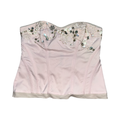Karen Millen pink corset with pearl embellishment uk 14