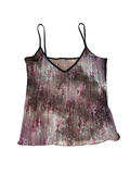 Y2K Per Una Sheer Floral Mesh Cami Top Fairy ukM