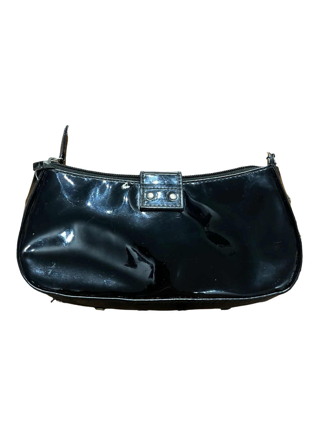 Jane Norman Y2K Black Logo Baguette purse 2000s