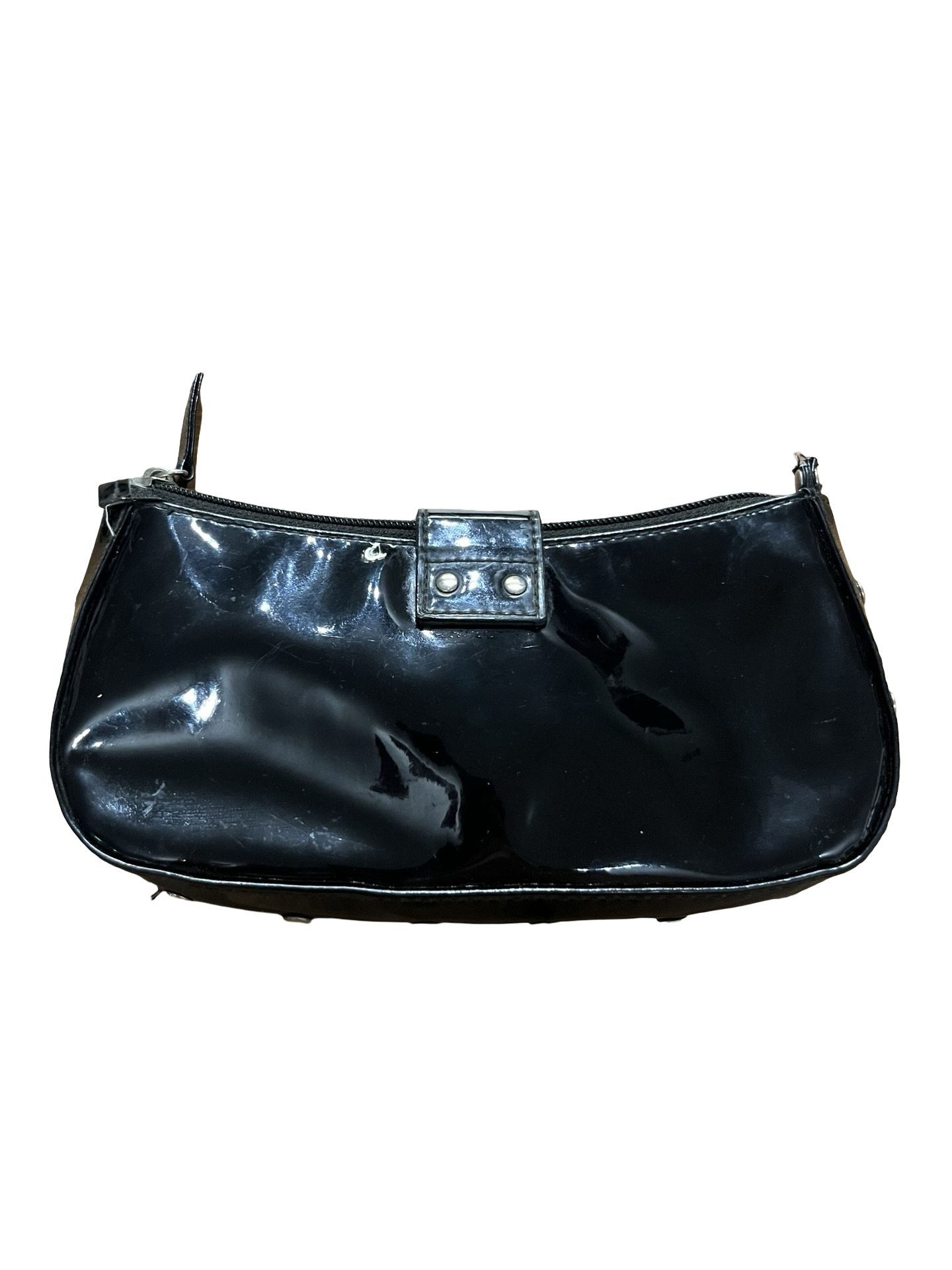 Jane Norman Y2K Black Logo Baguette purse 2000s