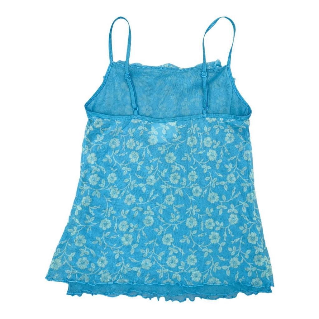 GAP floral cami top with ruffle details uk S/P