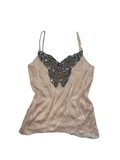 Y2K Topshop Butterfly Sequin Cami Top UK 10 Fairy Coquette Mesh