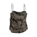 Y2K French Connection Satin Cowl Neck Cami Top UK 12