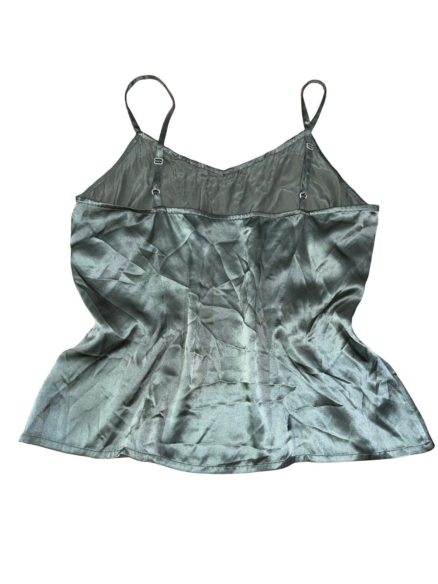 Y2K Biba Embellished Satin Cami Top UK L