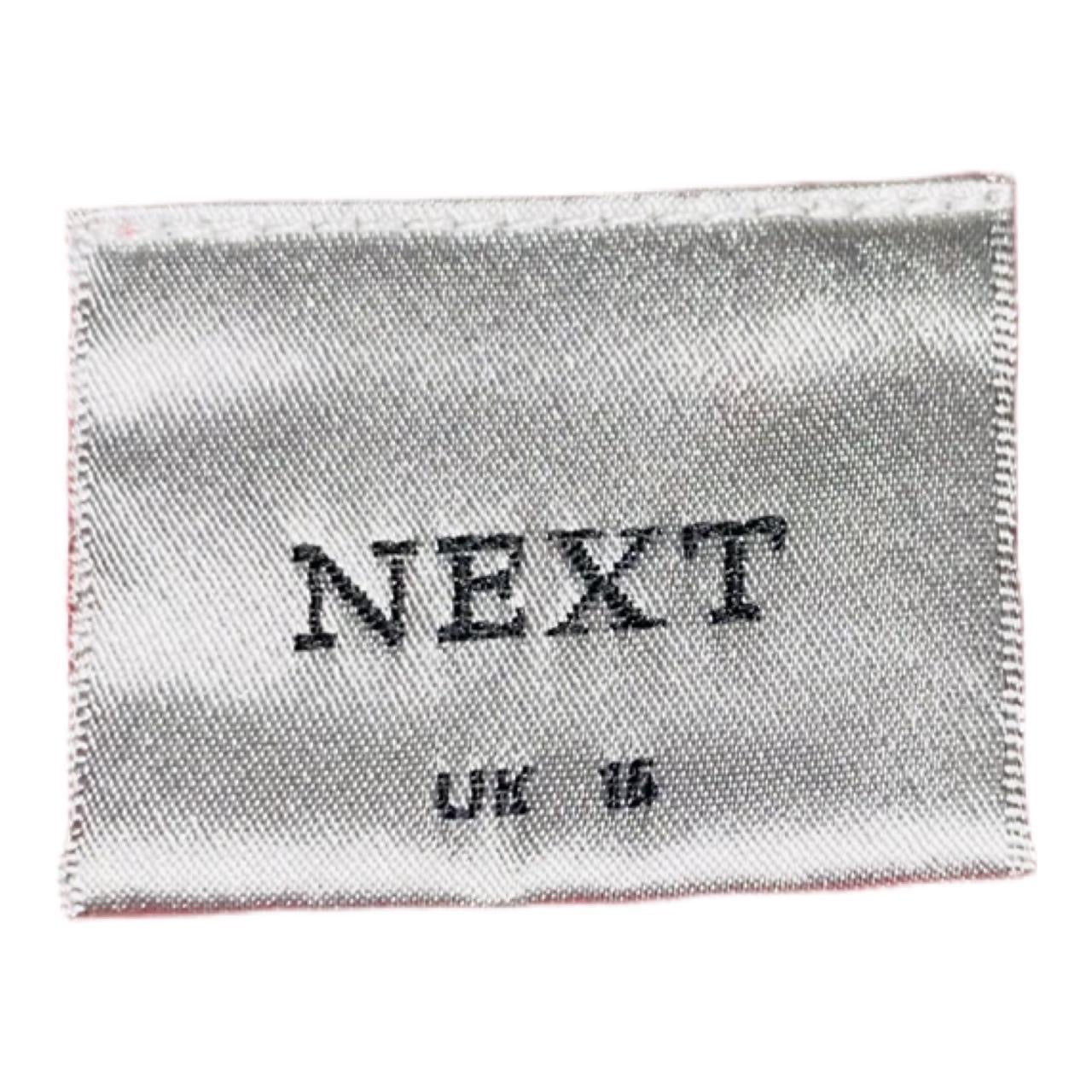 NEXT sequin embroidered V-neck blouse with ruffles Uk16