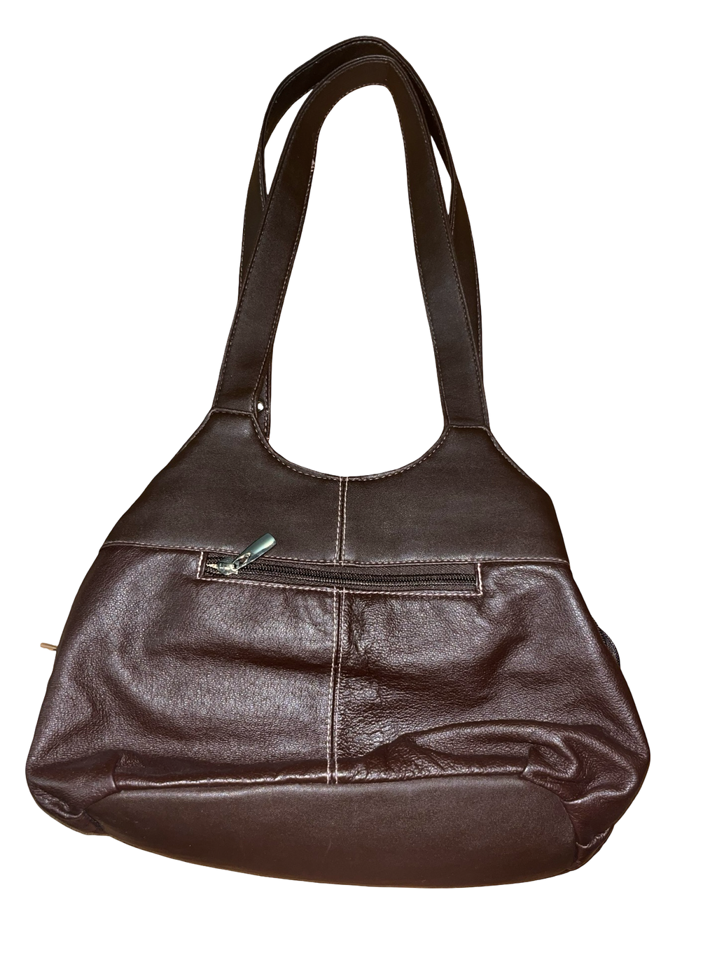 Casa Di Borse Brown Leather Y2K Handbag
