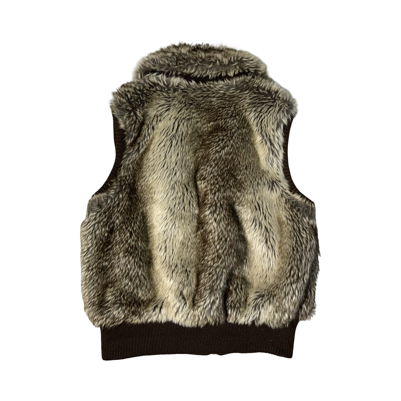 Select vintage faux fur y2k gilet S/M- 14