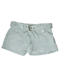Y2K New Look Sage Green Belted Cargo Utility Shorts uk12