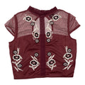 River Island y2k uk10 top with floral embroidery