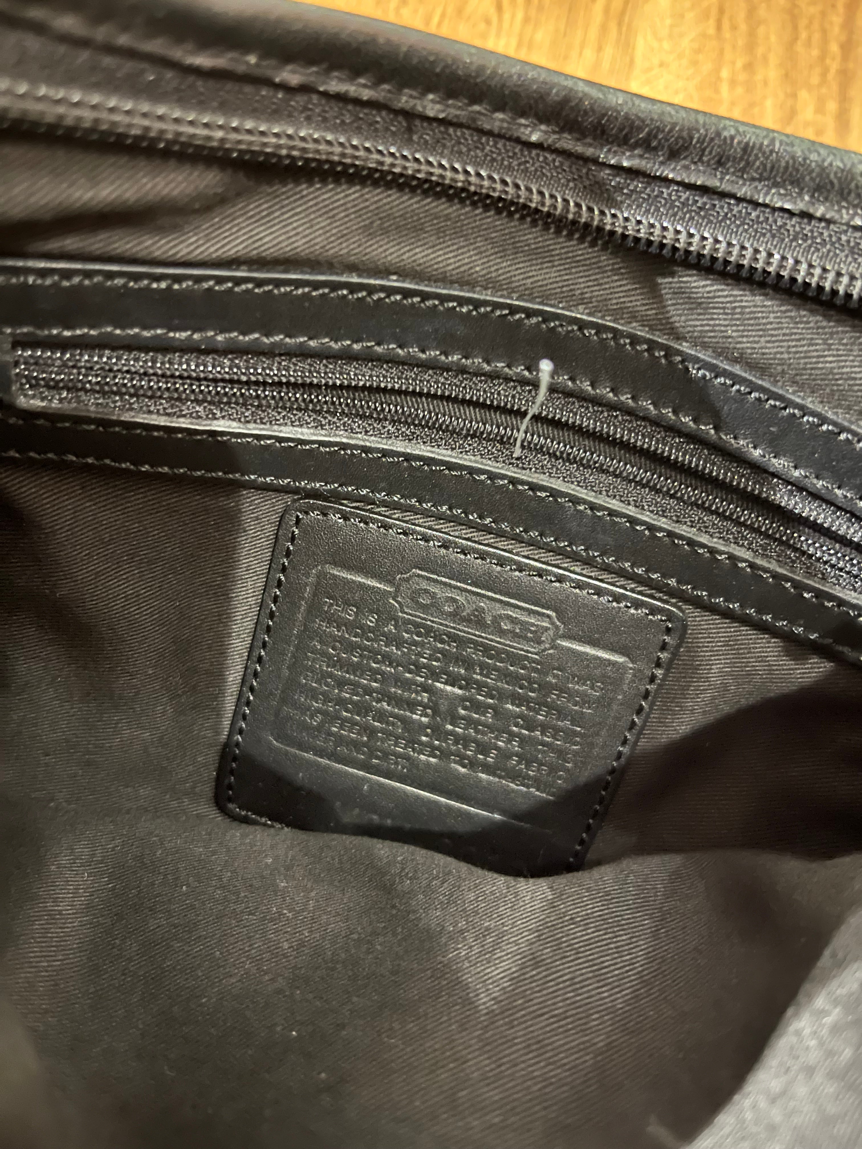 Coach Black Shoulder Bag Y2K Vintage