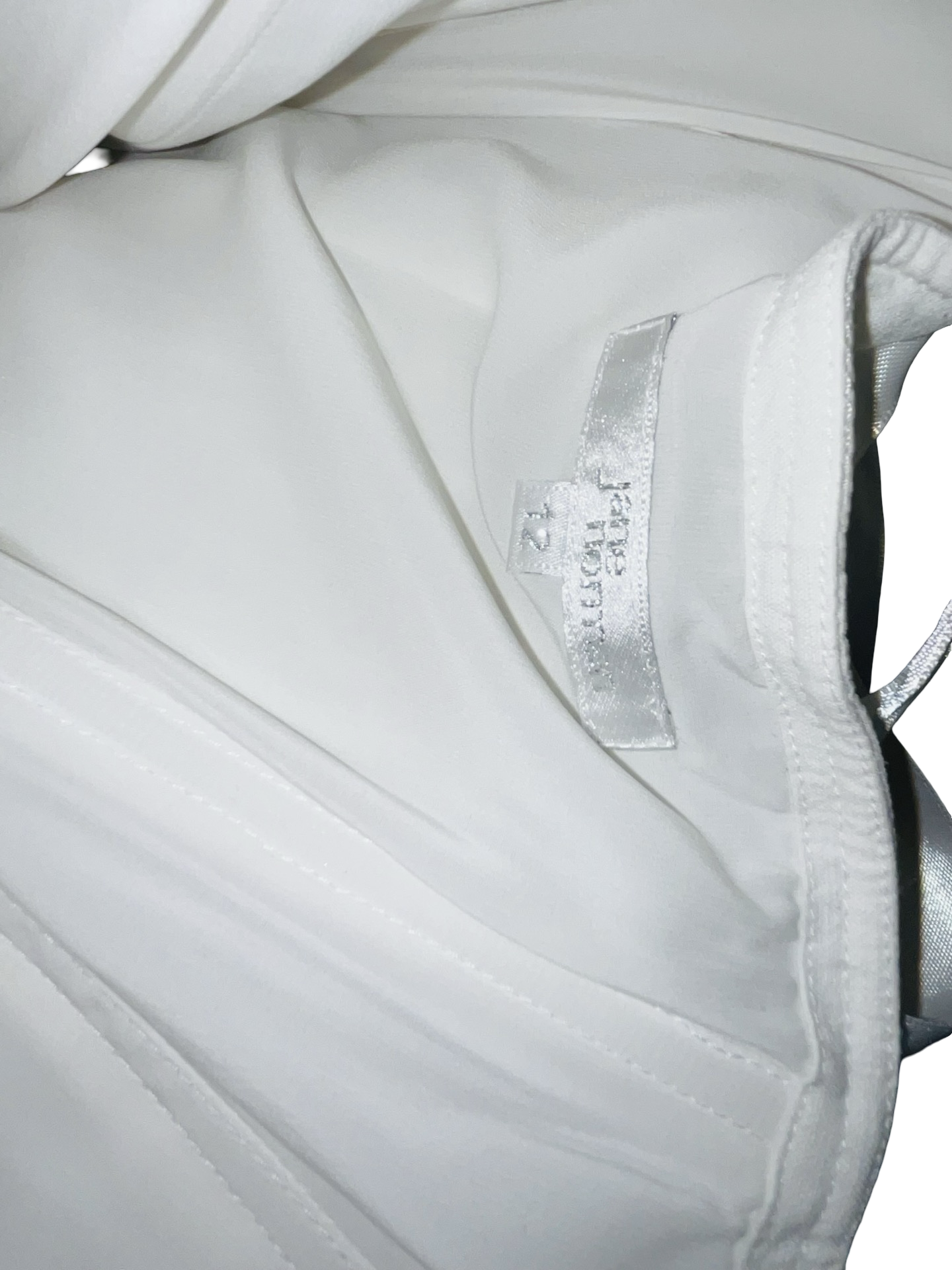 Y2K Jane Norman White Corset Top Fairycore uk12