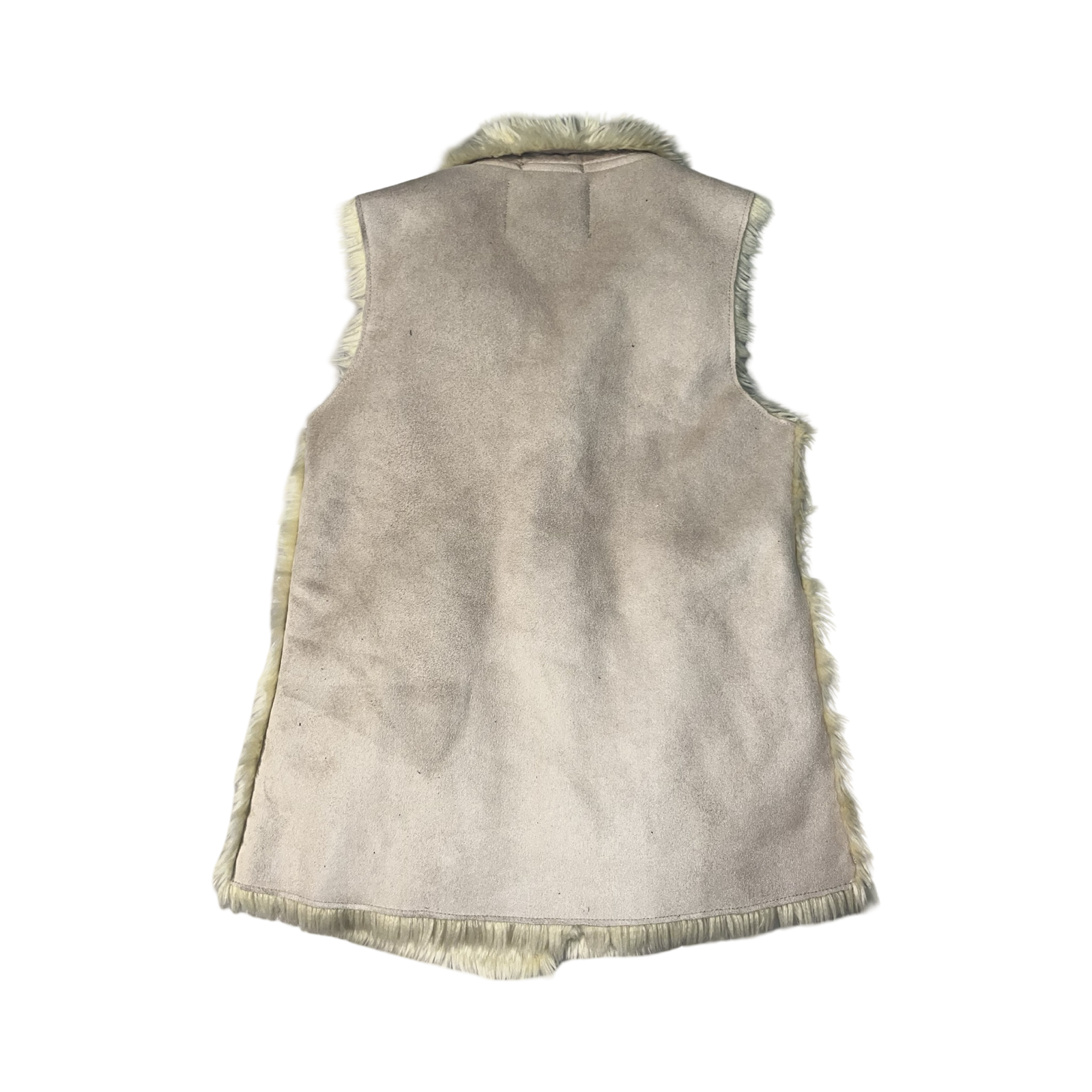 Rocha John rocha faux fur and suede waistcoat ukXS