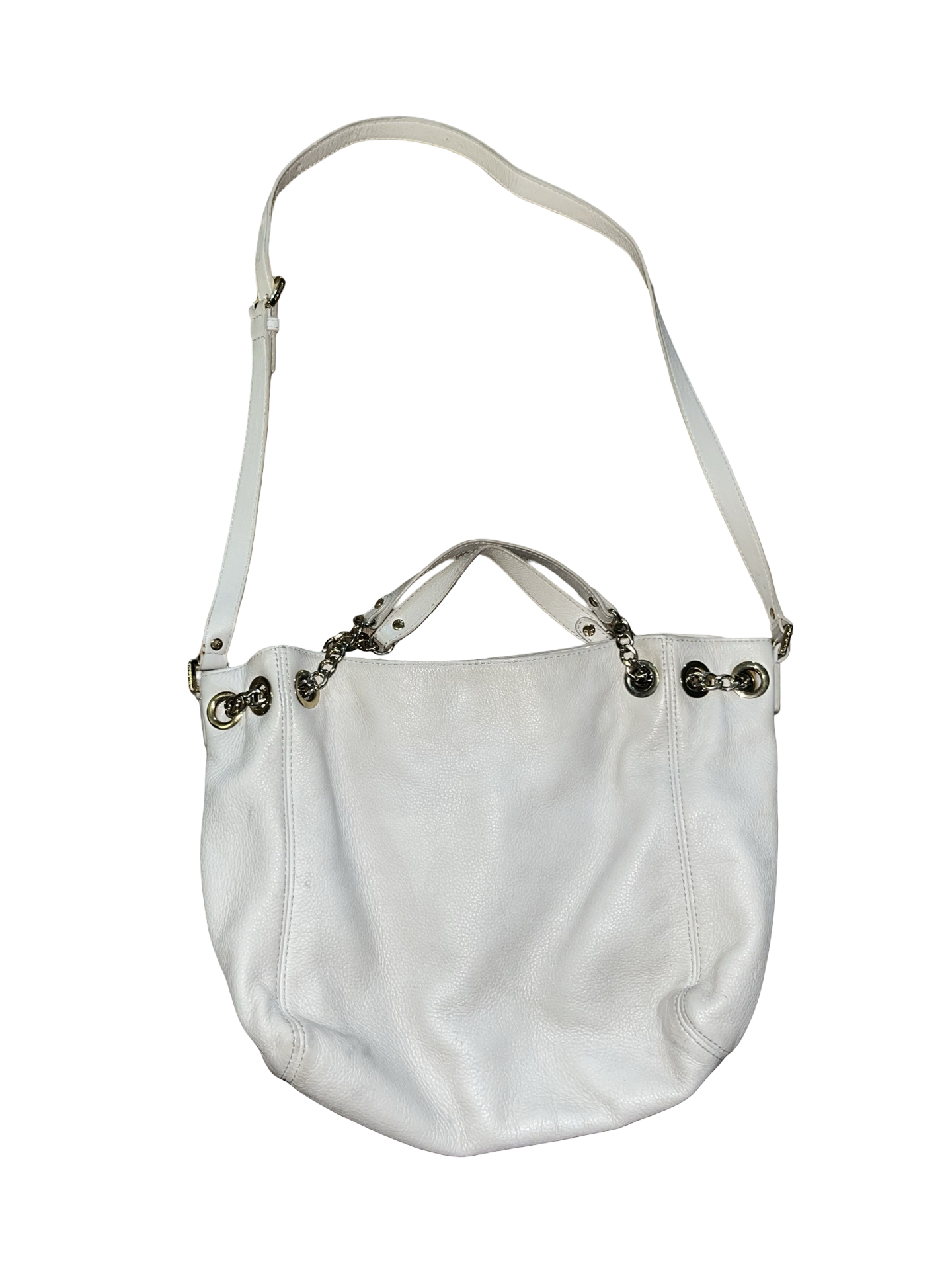 Michael Kors Leather Shoulder Crossbody Bag MK Charm