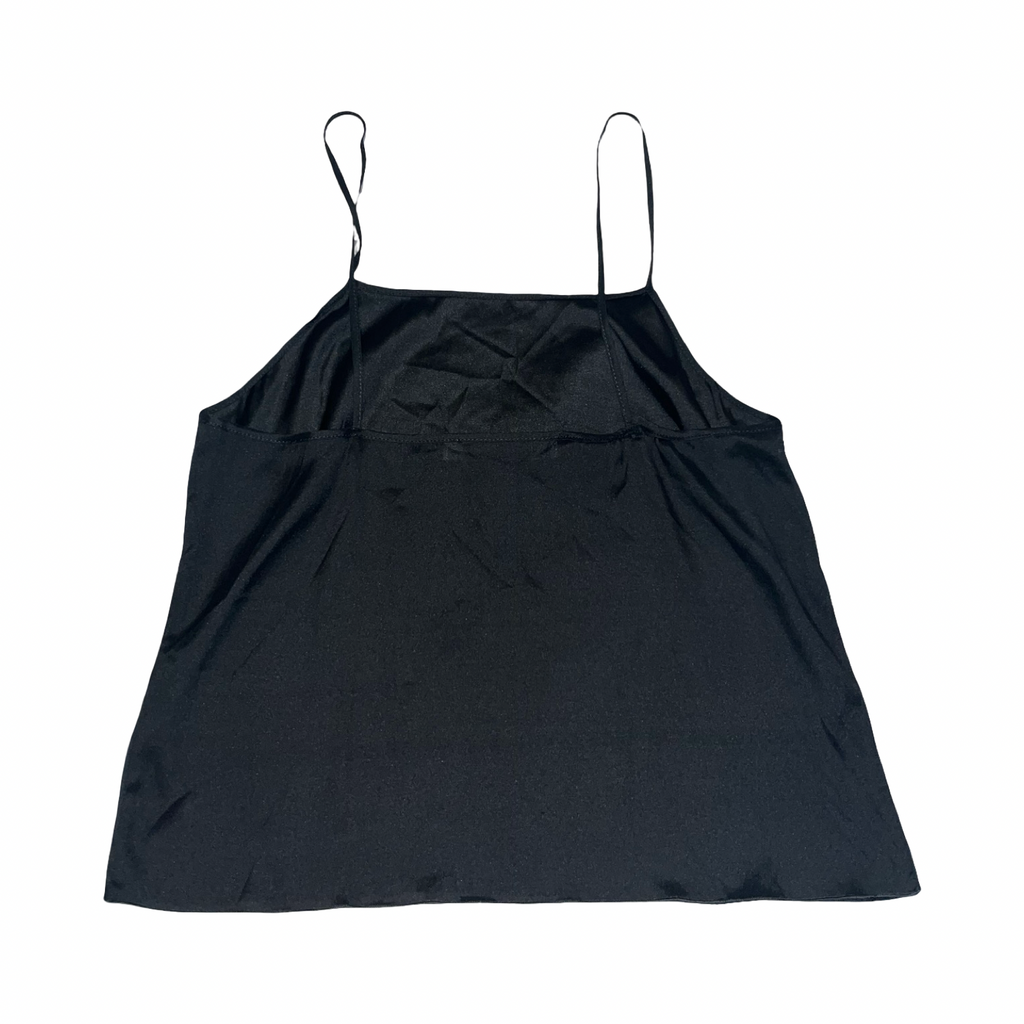 Christian Dior black elegant cami vest top uk12