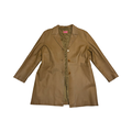 For women genuine tan leather coat uk 16