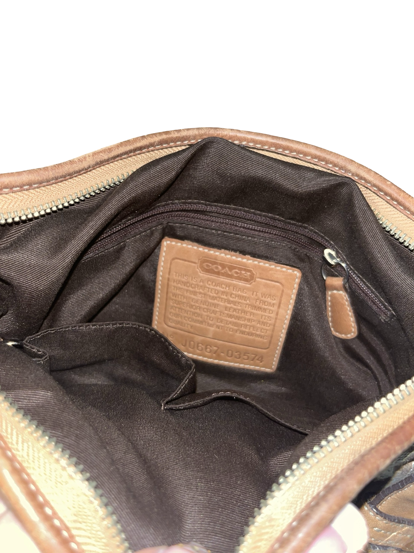 Coach Signature Canvas Crossbody Bag | Y2K Vintage