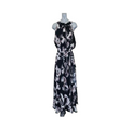 Black and white floral print maxi dress by Roman uk18