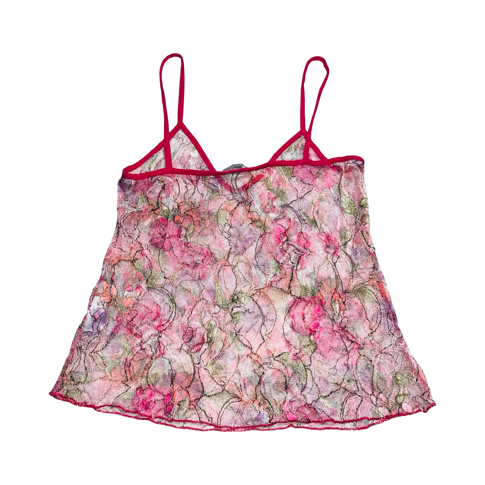 Per Una pink mesh fairy core cami top uk12