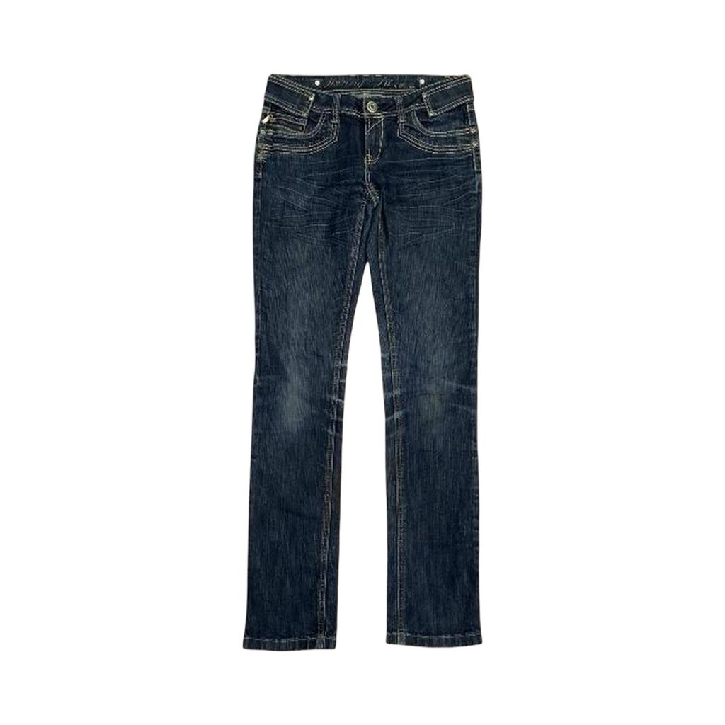 Parisian dark blue 2000’s jeans uk10