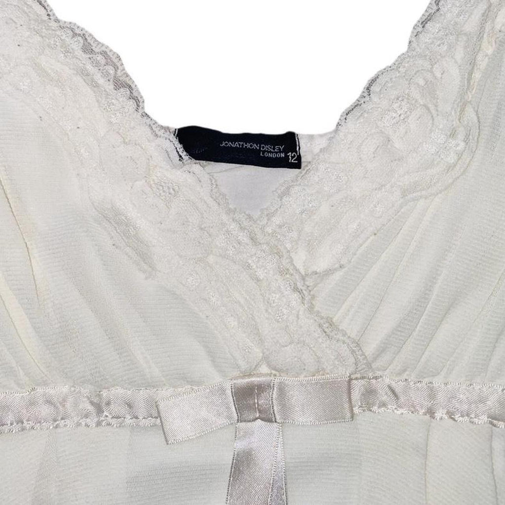 Jonathan disley London sheer mesh cami top uk12