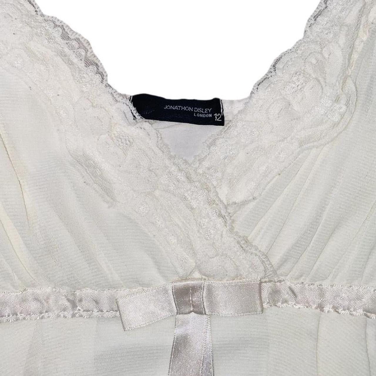 Jonathan disley London sheer mesh cami top uk12