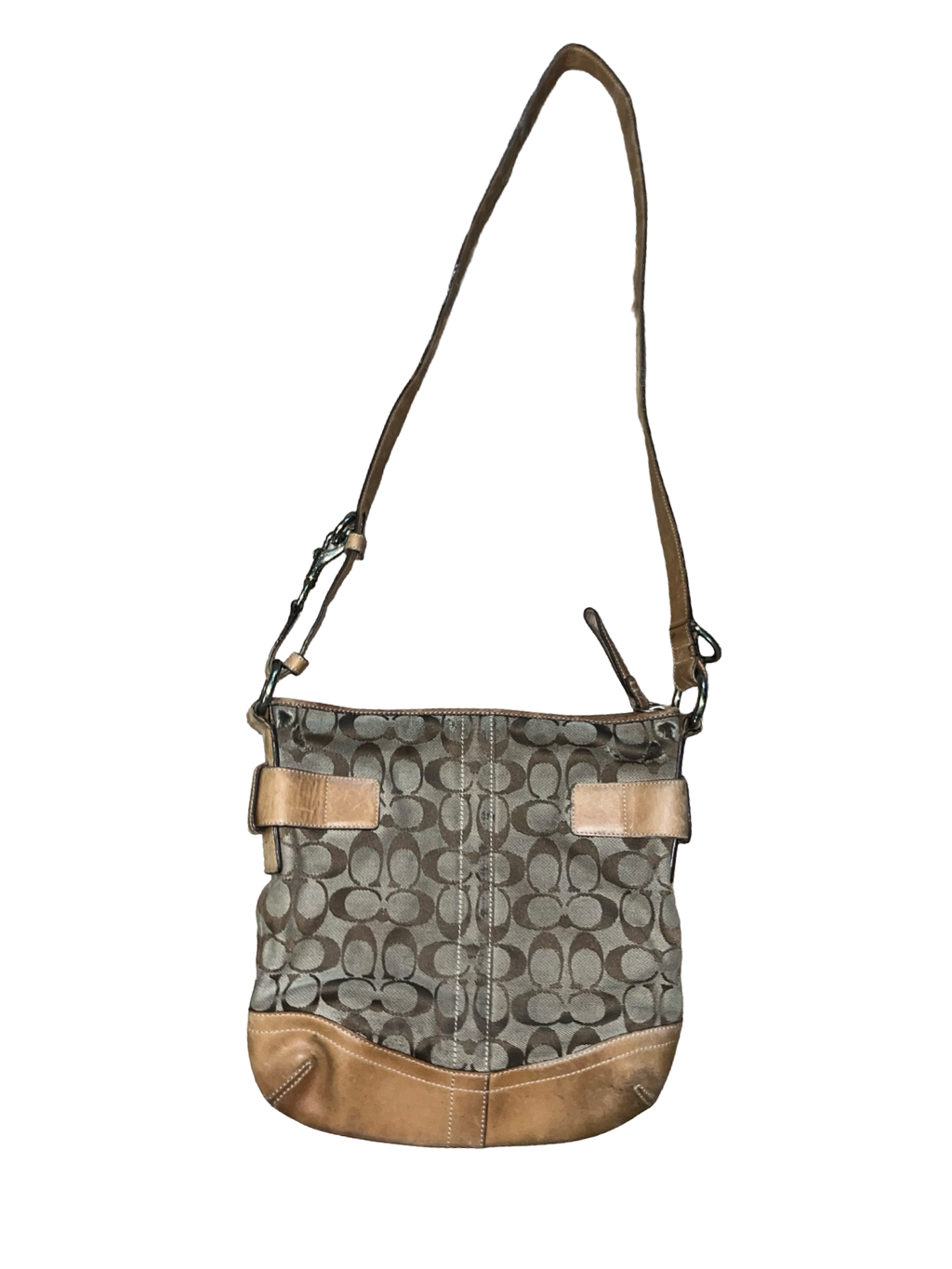 Coach Signature Canvas Crossbody Bag | Y2K Vintage