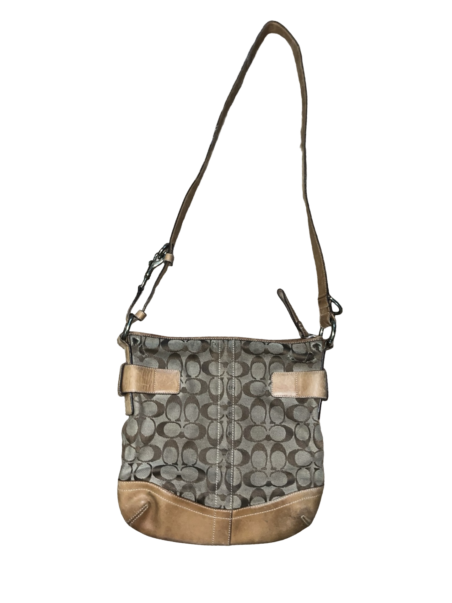 Coach Signature Canvas Crossbody Bag | Y2K Vintage
