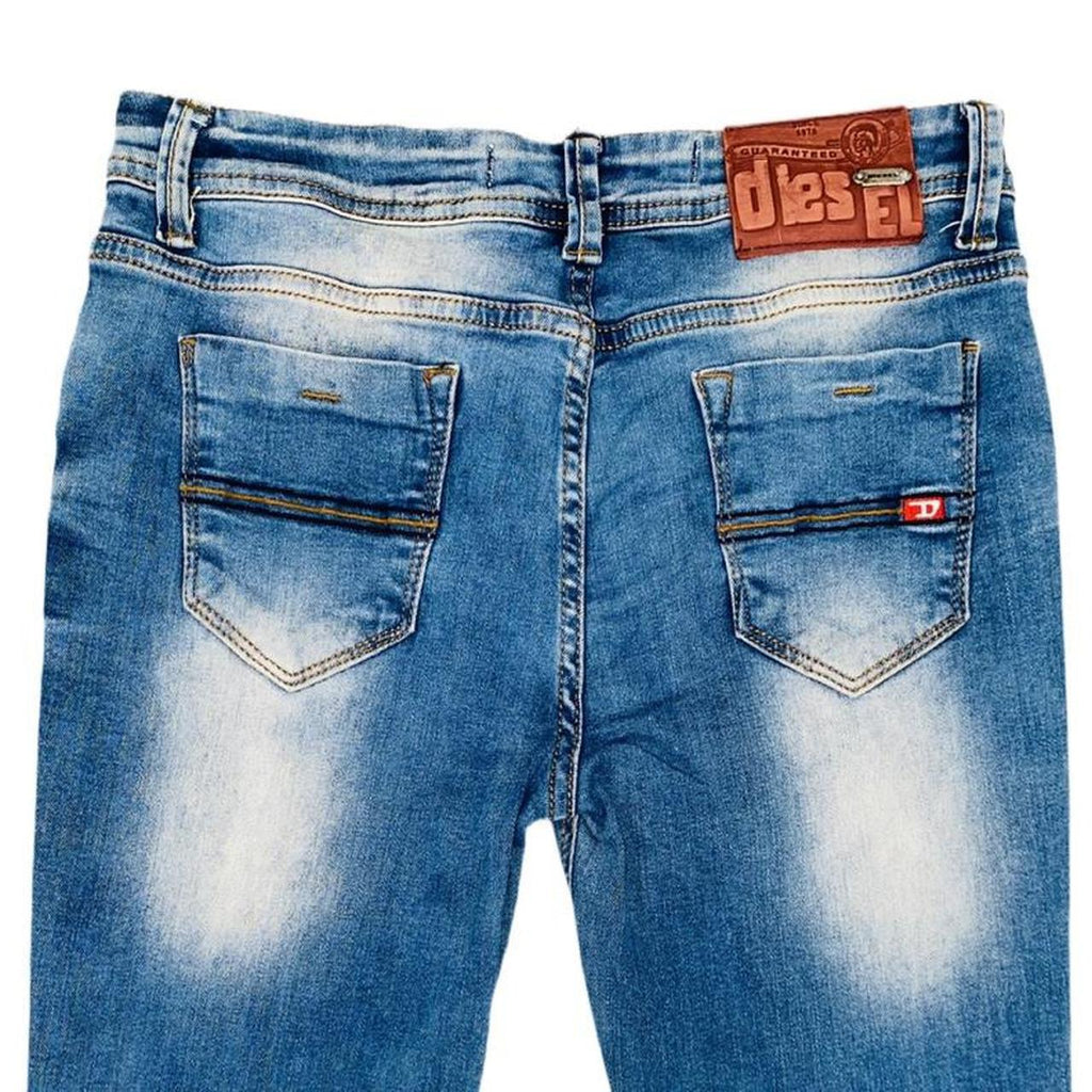 Diesel industry denim division
 y2k ripped straight leg jeans ukS