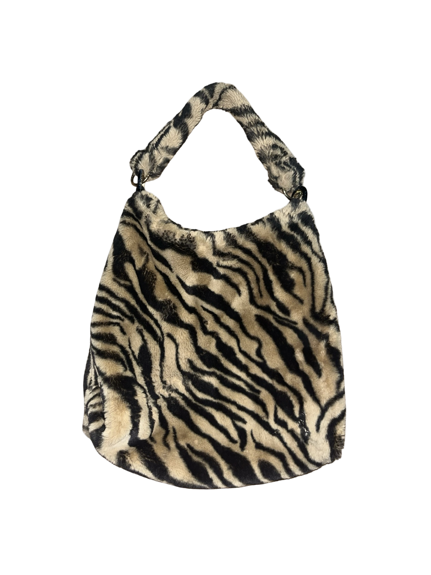 Topshop Y2K Tiger Print Shoulder Bag Animal Print | Vintage 2000s