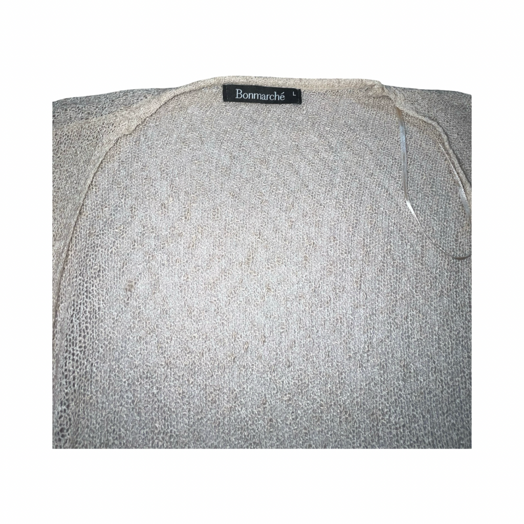 Bonmarché beige soft bolero ukL
