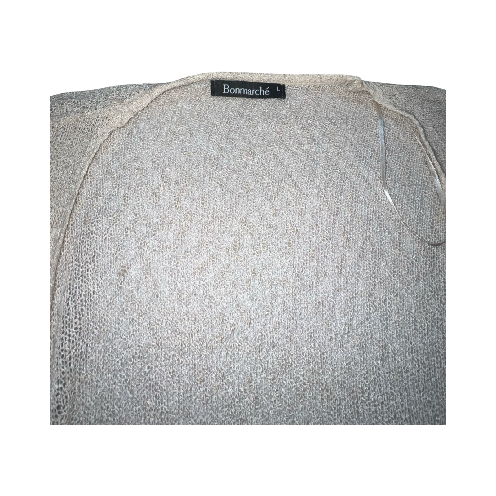 Bonmarché beige soft bolero ukL