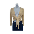 y2k vintage knit cardigan with tie front detail S/M