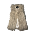 Jane Norman y2k fluffy 2000’s waist coat uk10