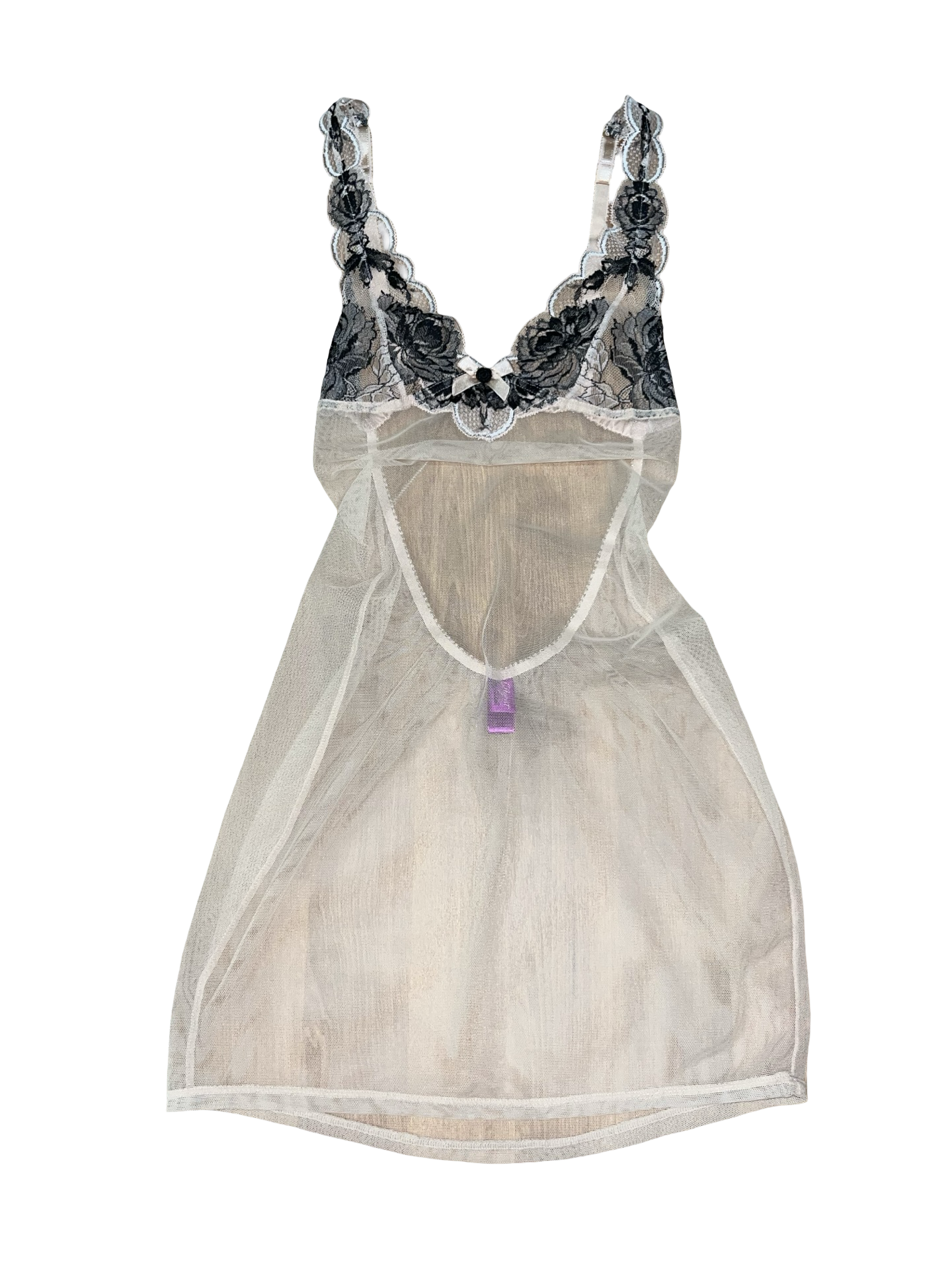 Agent Provocateur Pink Sheer Mesh Lace Babydoll UkXS