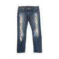 Ed Hardy Christina Aguilera distressed y2k denim jeans ukM