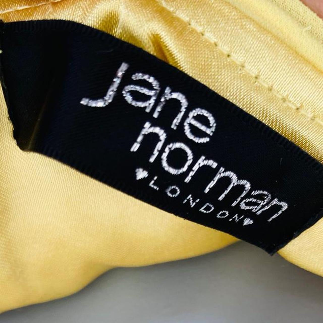 Yellow y2k fairy core Jane Norman lace dress with custom straps uk12