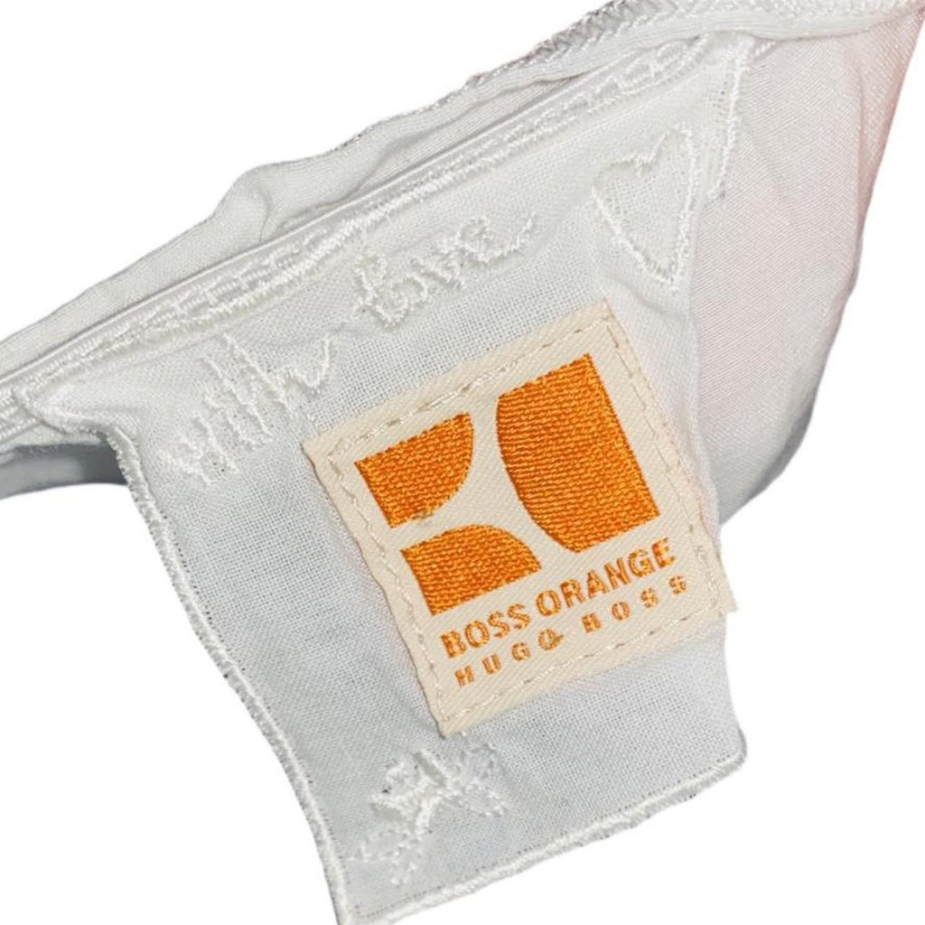 Hugo boss Orange white silk cami top vintage uk M