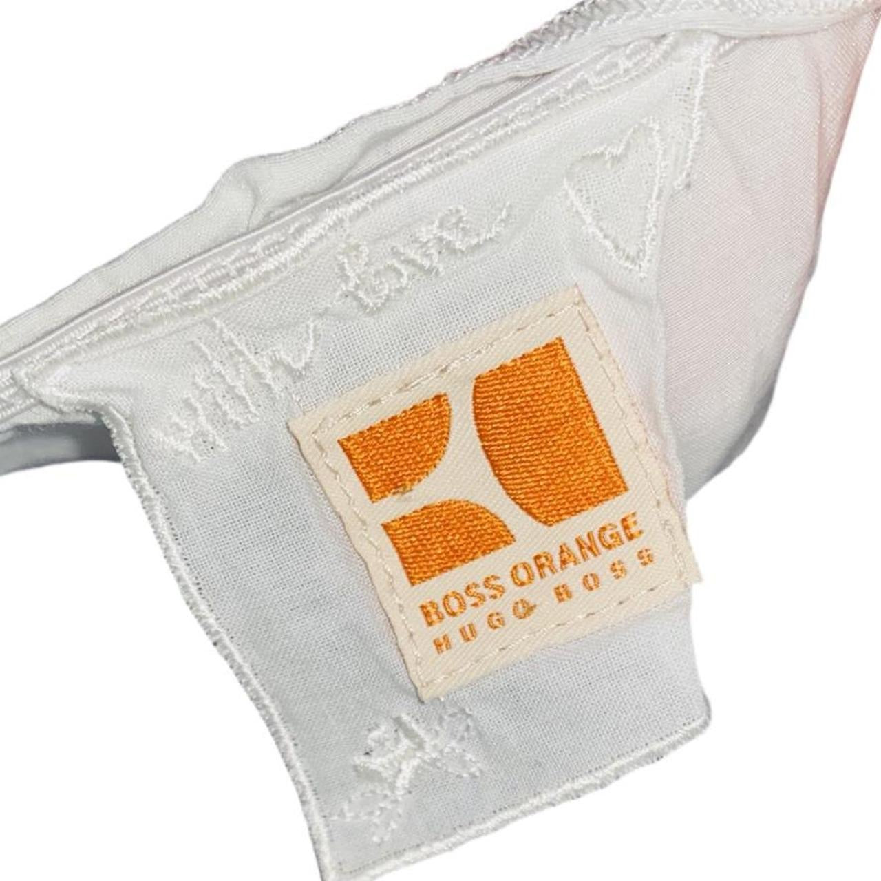 Hugo boss Orange white silk cami top vintage uk M